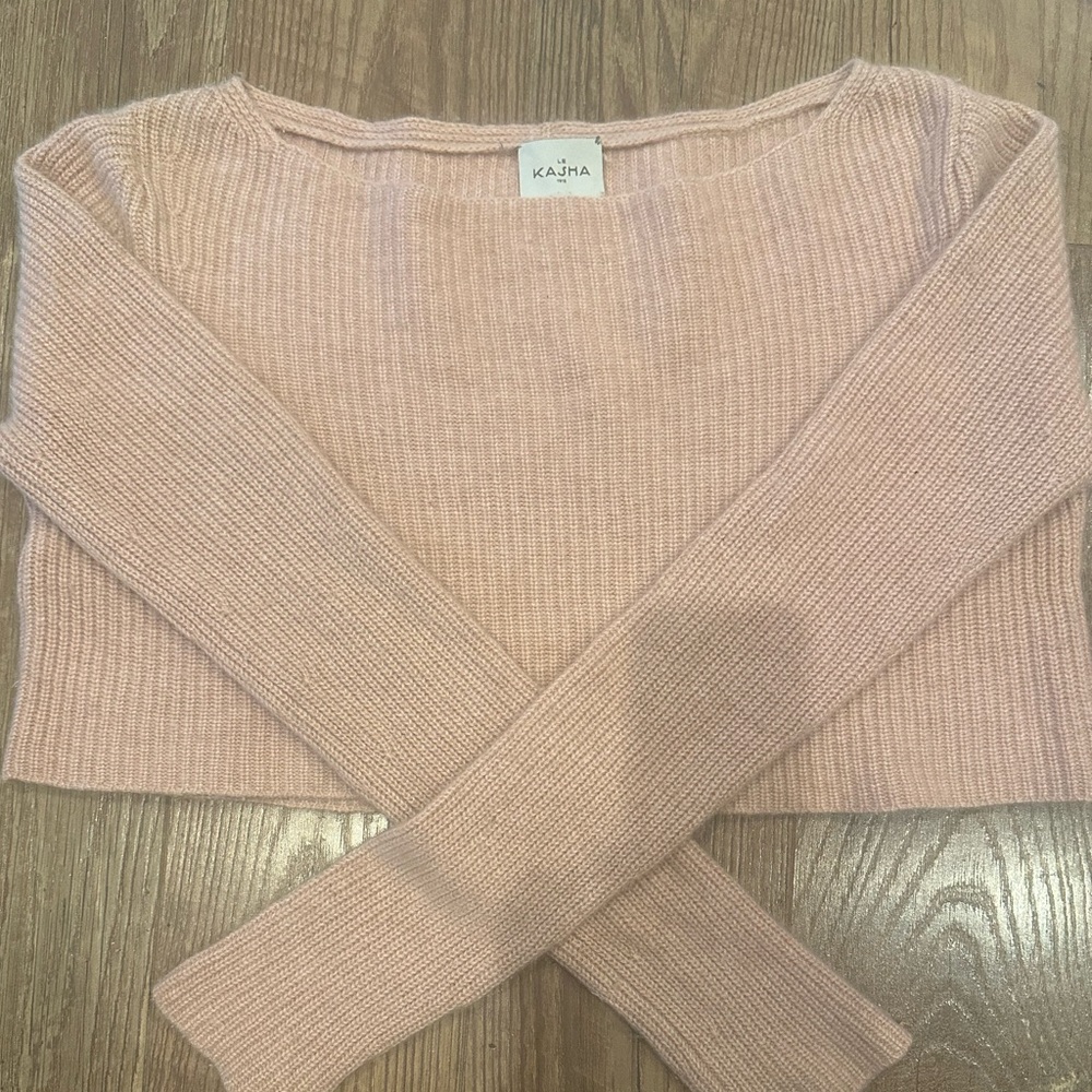 Women's Le Kasha Cashmere cropped Sweater - pink -